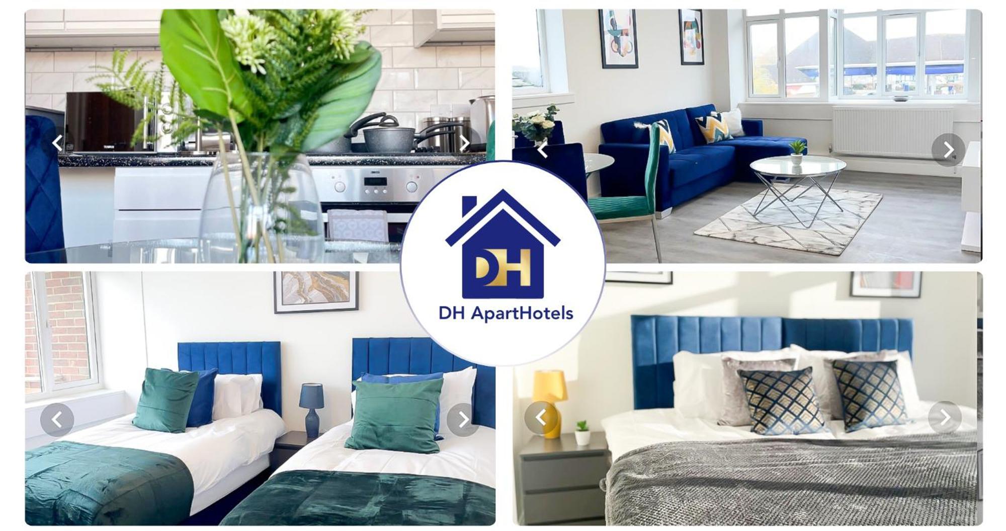 2 Bedroom Apartment - Flitwick - Contractor Friendly - Tourist Ready - Full Kitchen - Wifi - Smart Tv - Sofa Bed - Free Parking - Ideal For Short Or Long Stays Esterno foto